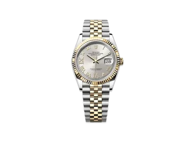 ROLEX Datejust 36 Oystersteel & Yellow Gold "Grey"