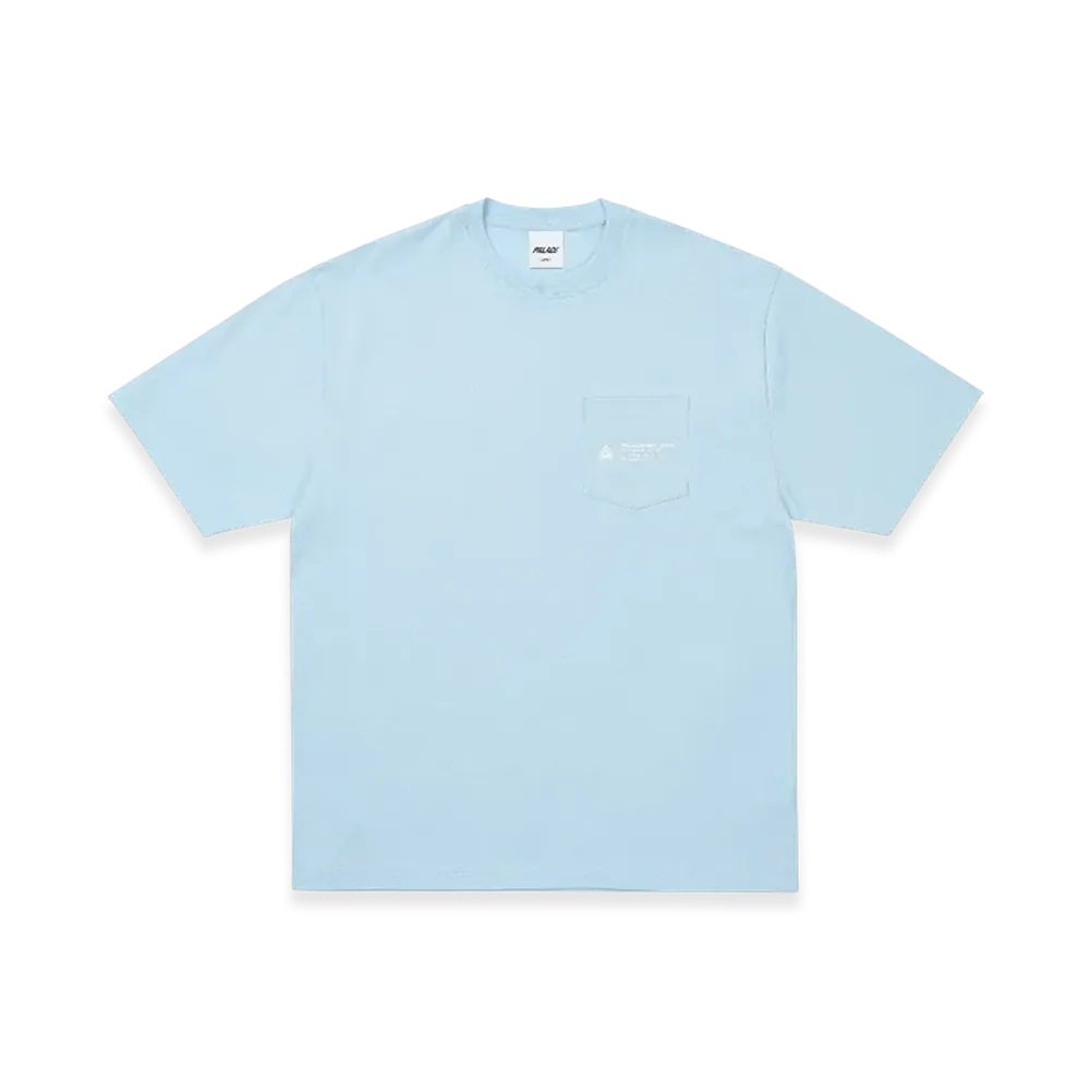 PALACE Shop Locator Pocket T-Shirt "Blue"