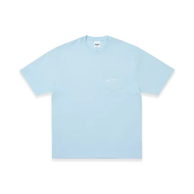 PALACE Shop Locator Pocket T-Shirt "Blue"
