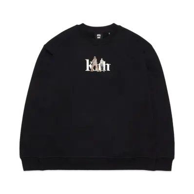 Kith Star Wars Solo And Chewie Serif Crewneck "Black"