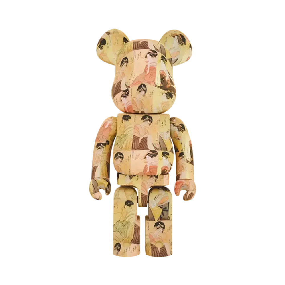 Bearbrick The British Museum KITAGAWA UTAMARO "Tōji zensei bijin-zoroi" 1000%