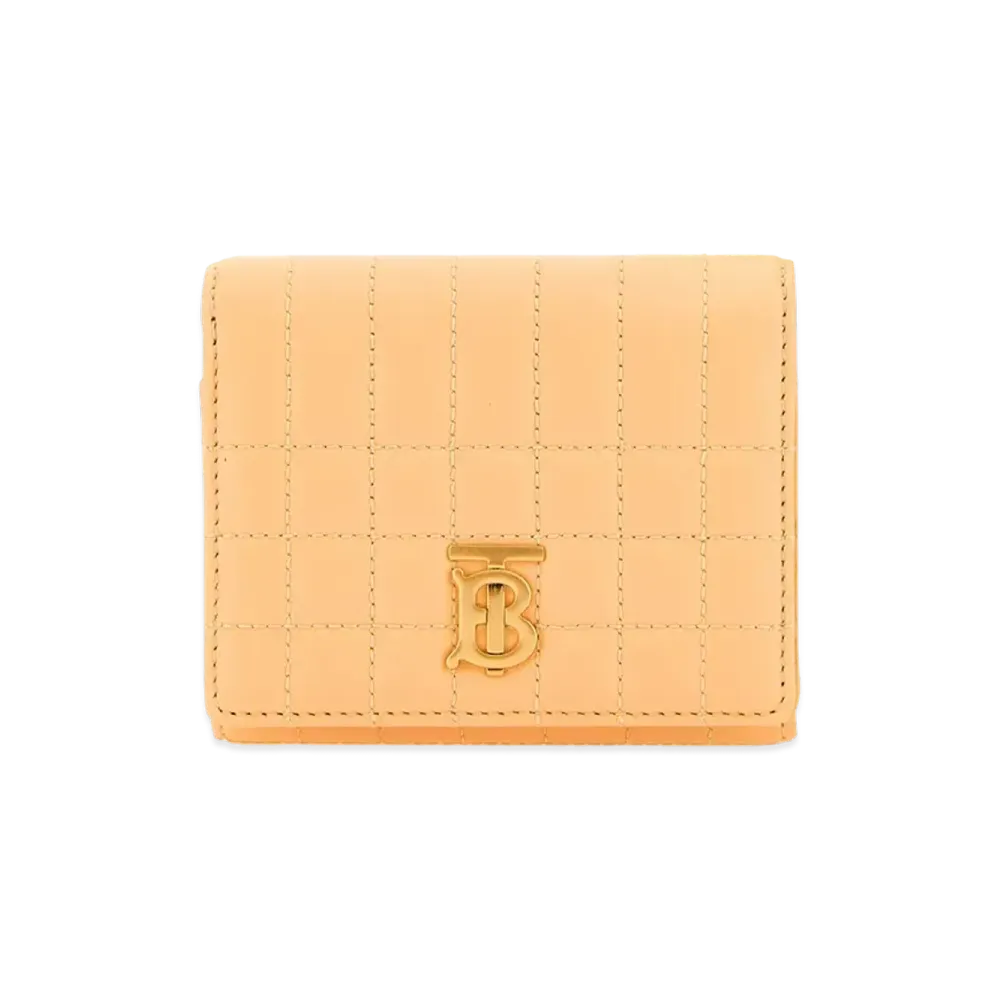 Burberry Women's Leather Small Lola Wallet "Peach Orange"