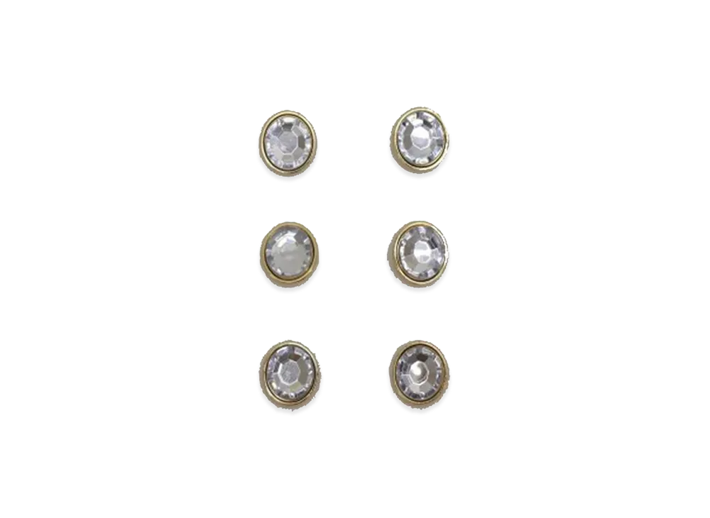 NEW ERA x THE CAP Pins Ice Studs "Gold"