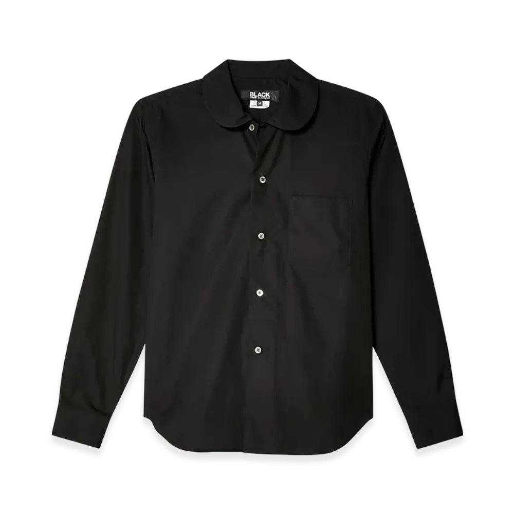 BLACK COMME des GARCONS Cotton Shirt "Black"