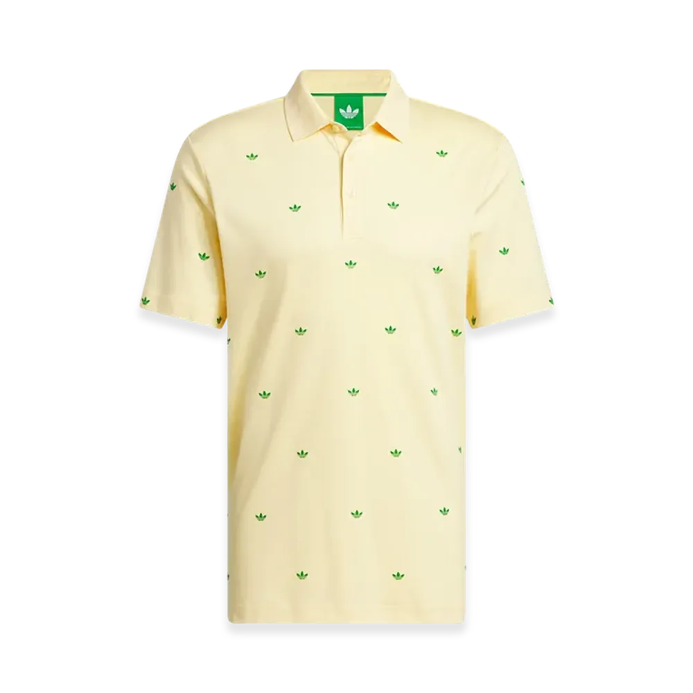 adidas Originals Golf Monogram Short-Sleeve Shirt "Almost Yellow"