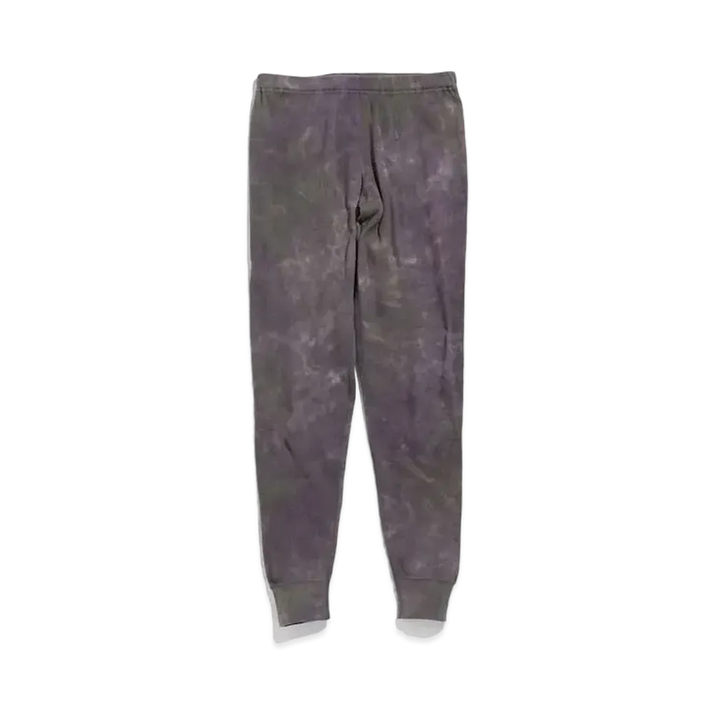 Needles LEGGINGS - COTTON THERMAL / UNEVEN DYE "Egg Plant"