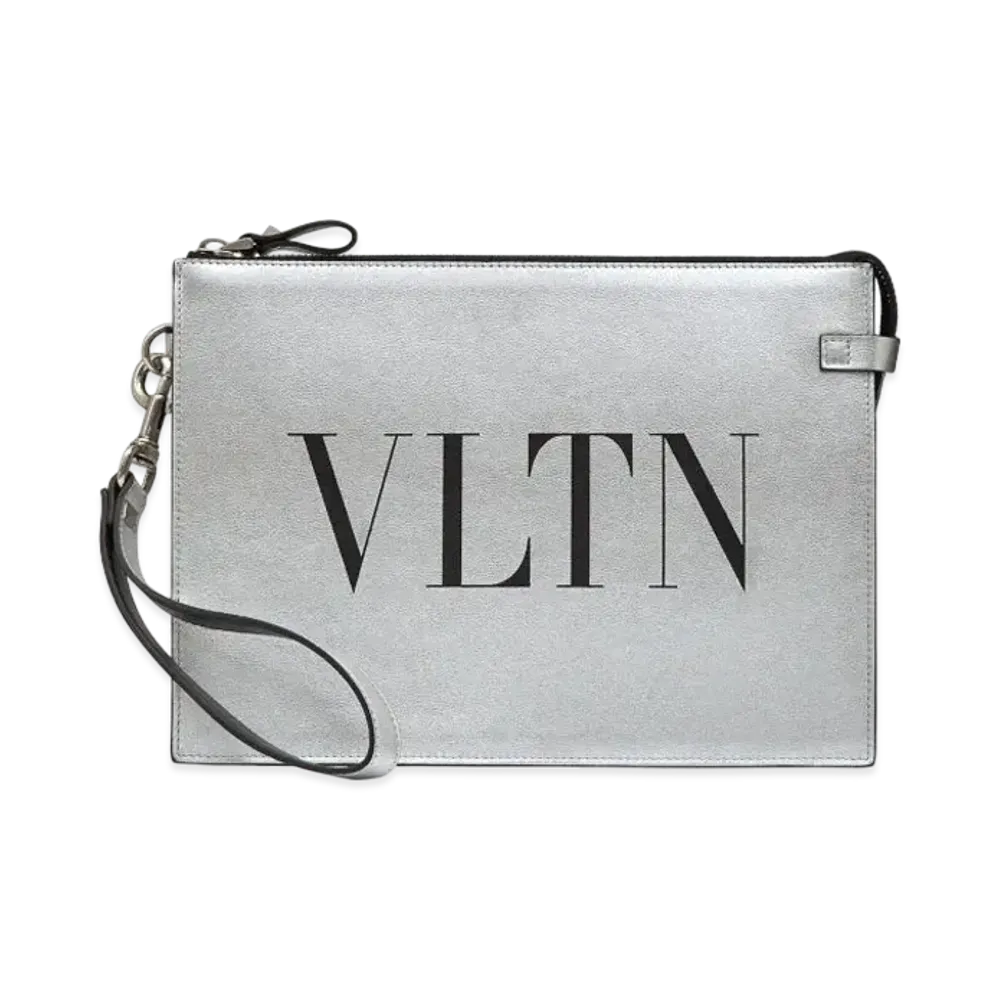 Valentino VLTN Pouch "Silver/Black"
