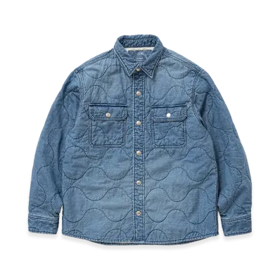 RATS Denim Quilting Shirt Jkt "Indigo"