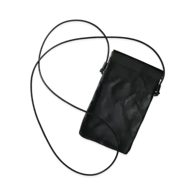 WIND AND SEA Sea Leather Sacoche "Black"
