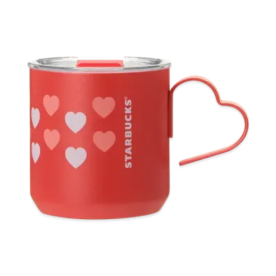 STARBUCKS Valentine 2025 Stainless Steel Mug 355ml "Red"