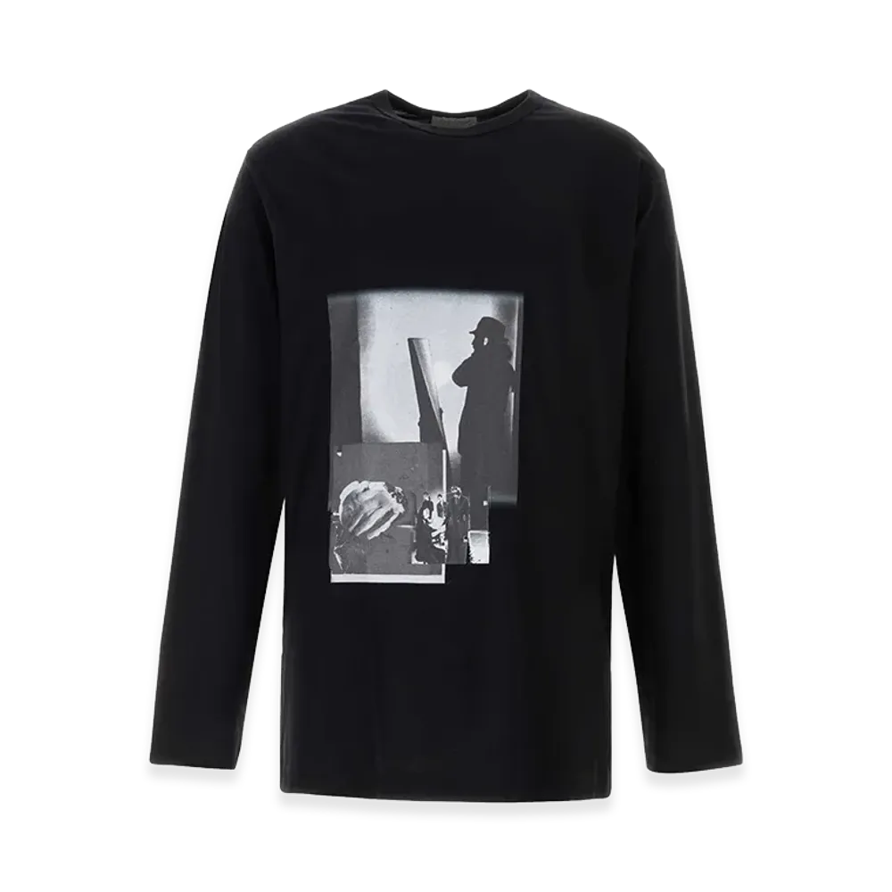 Yohji Yamamoto Cotton Oversize T-Shirt "Black"