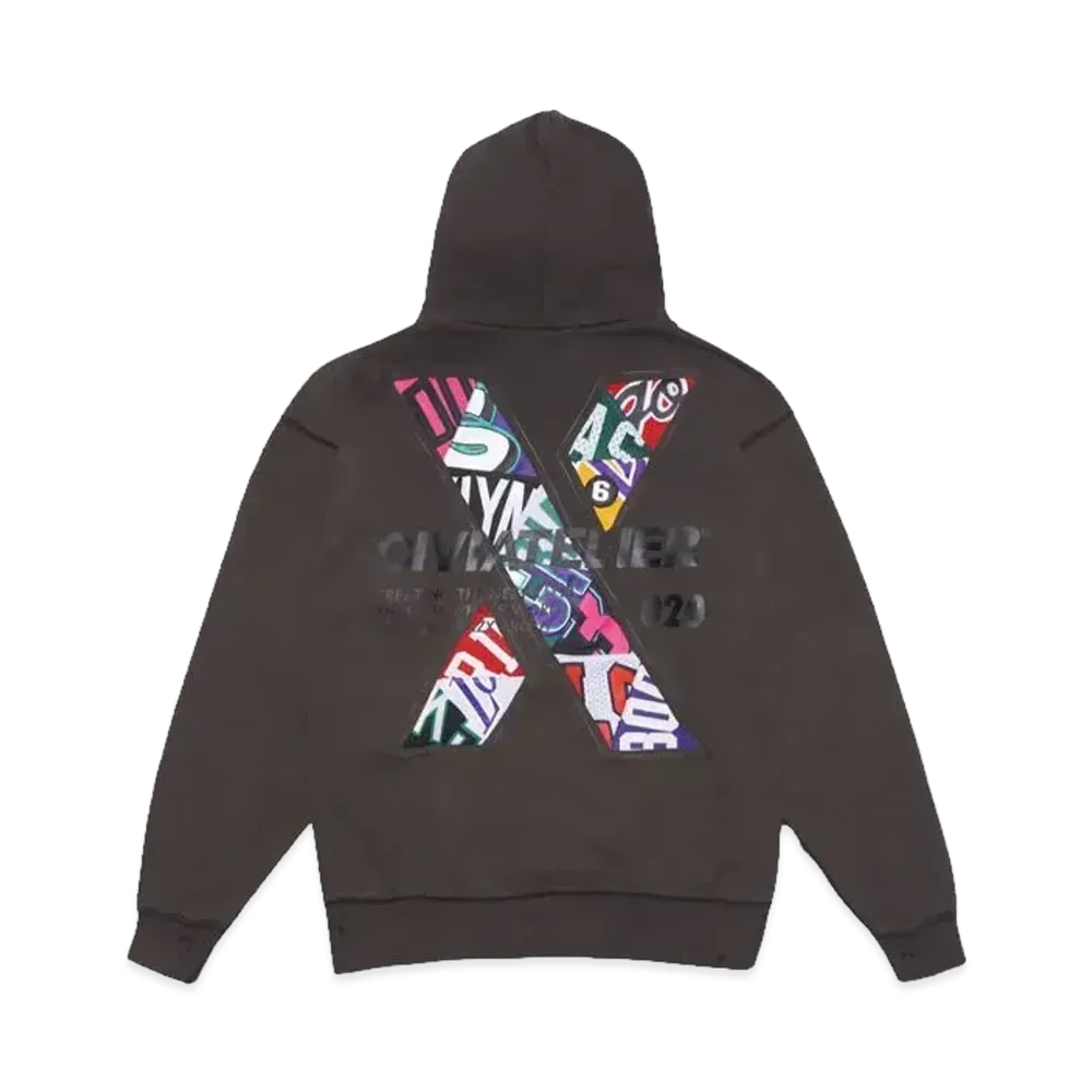 SNKRDUNK x CIVIATELIER 10TH ANNIVERSARY CHOICE IS YOURS NBA REMAKE HOODIE #020 "BLACK"
