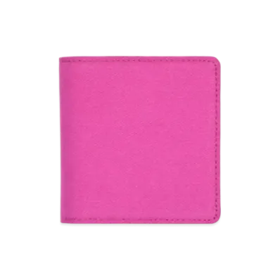 Marc By Marc Jacobs Laminated Twill Jacobs Square Billfold "Magenta"