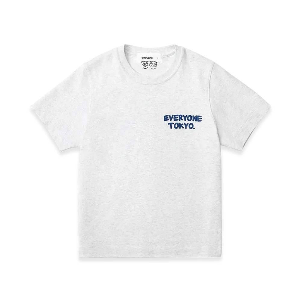 everyone Woman's j.30000 Logo Short Sleeve Tee Shirt "Ash"