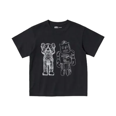 Uniqlo x KAWS x WARHOL UT Kids "Black"