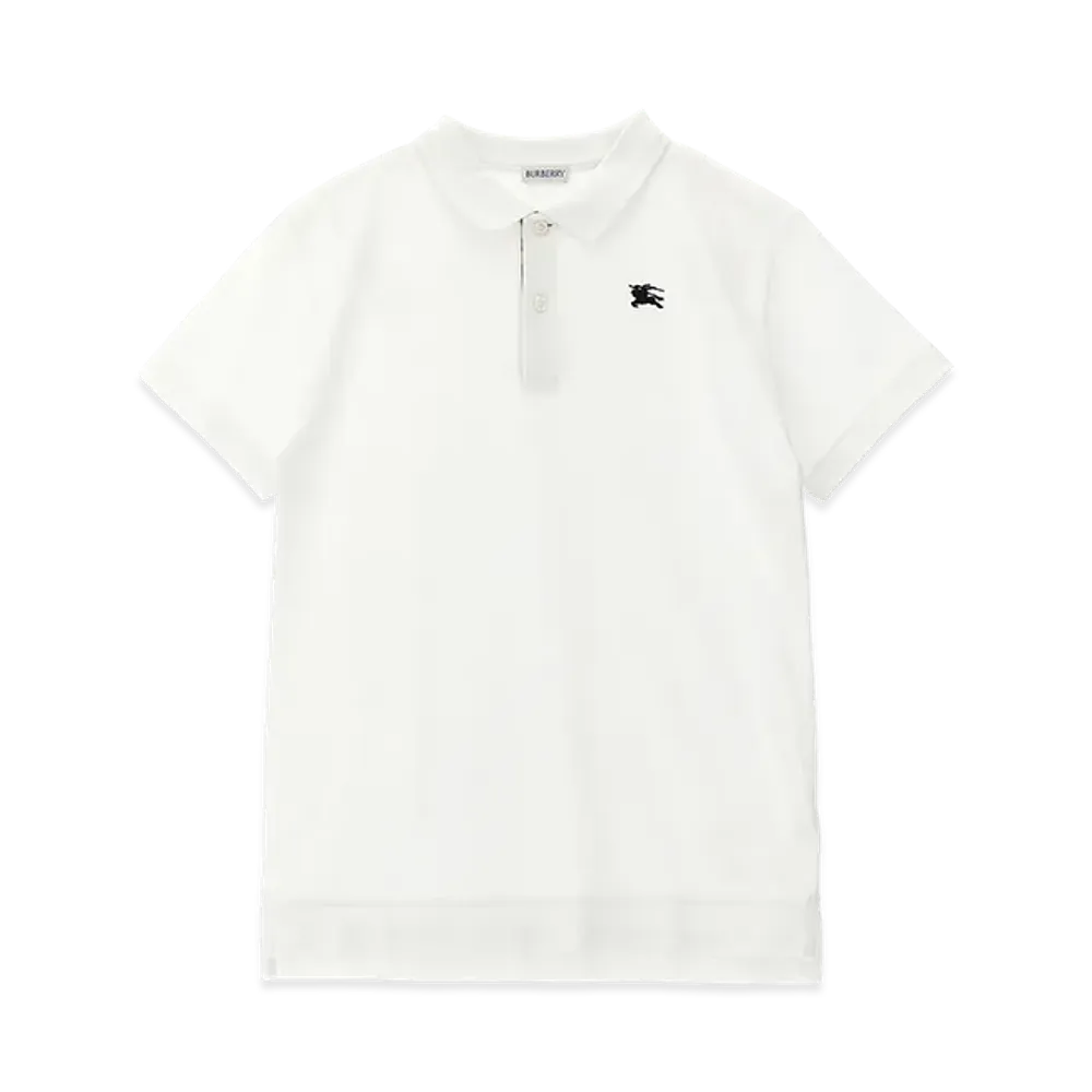 Burberry Kids Johane Polo Shirt "White"