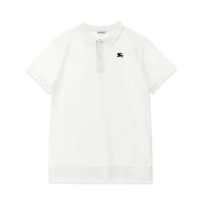 Burberry Kids Johane Polo Shirt "White"