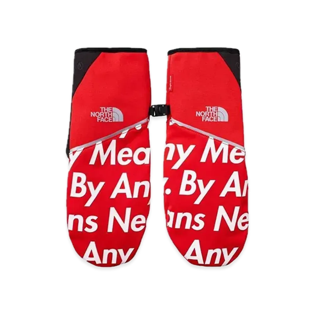 Supreme x The North Face By Any Means Winter Runners Gloves "Red"