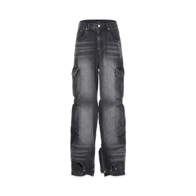 SURGERY Cargo Double Jeans "Black"