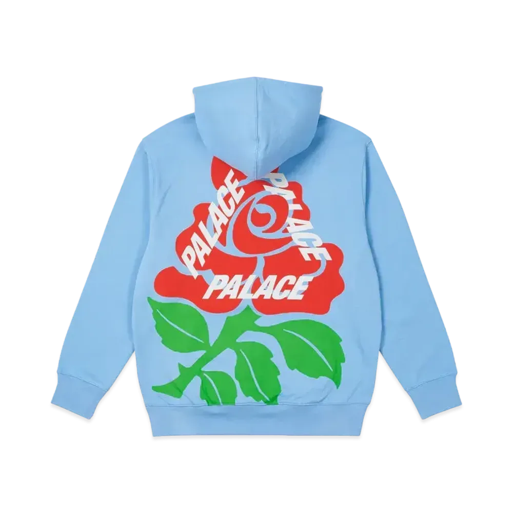 PALACE ENGLISH ROSE HOOD "Light Blue"