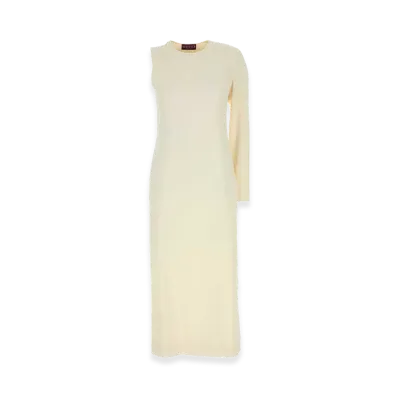 GUCCI Women's Sabla One-Shoulder Dress "White"