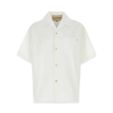 Valentino Poplin Shirt "White"