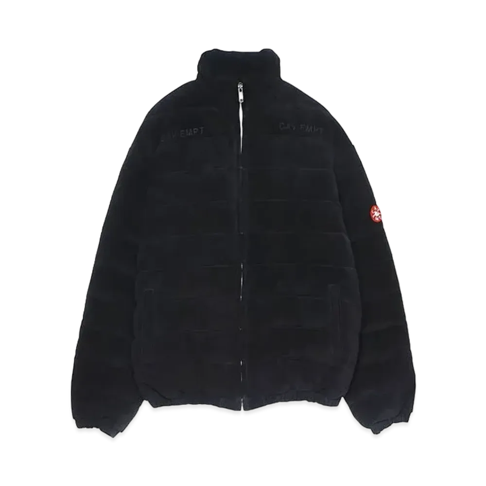 Cav Empt (C.E) SUEDE DOWN JACKET "Black"
