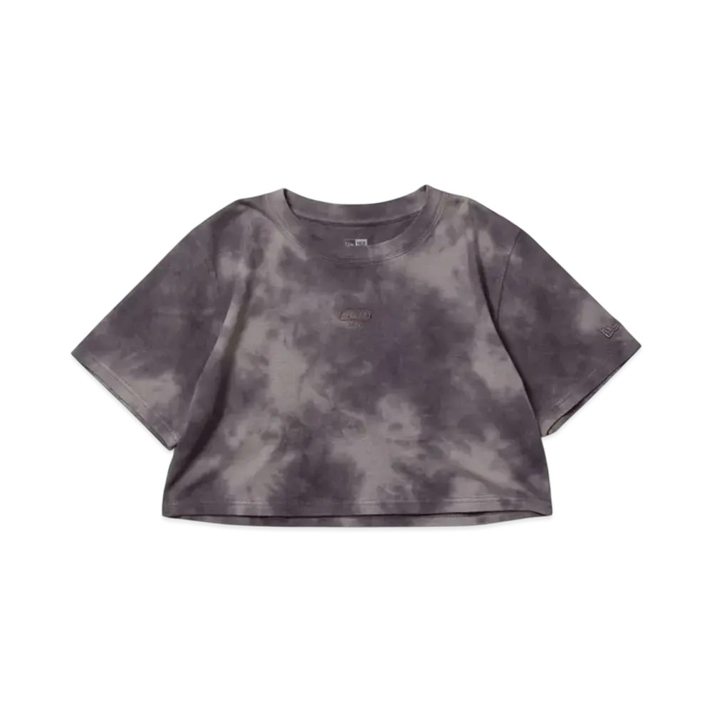 NEW ERA Women's Short Sleeve Wide T-shirt Tie-Dye "Graphite"