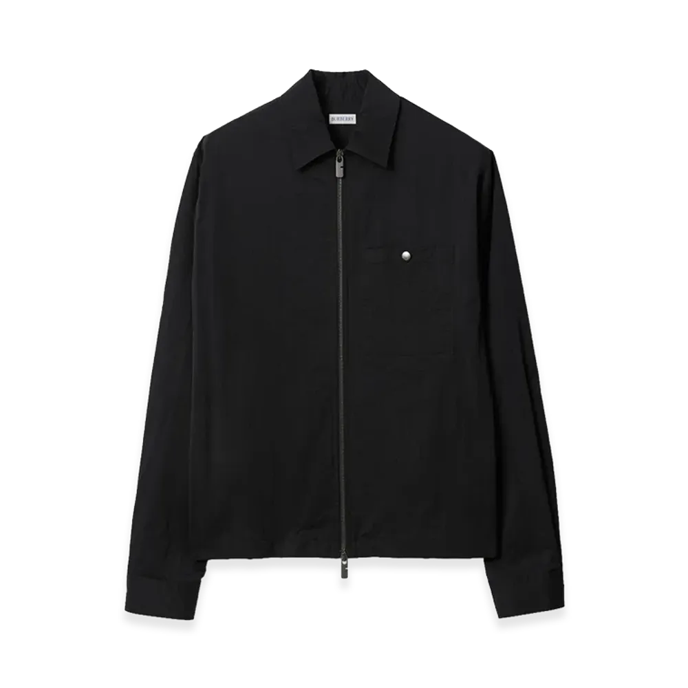 Burberry Nylon Zip Overshirt "Black"