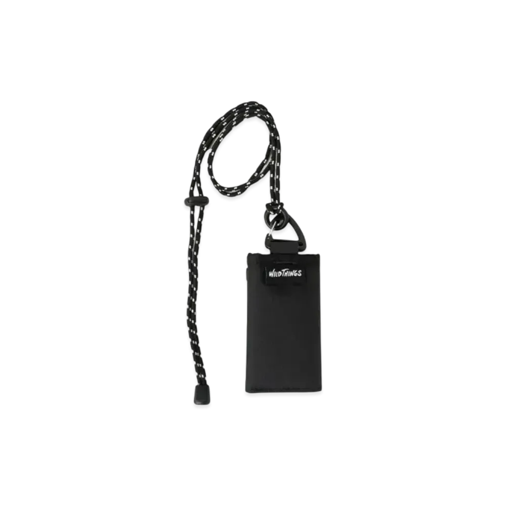 WILD THINGS Neck Wallet "Black"