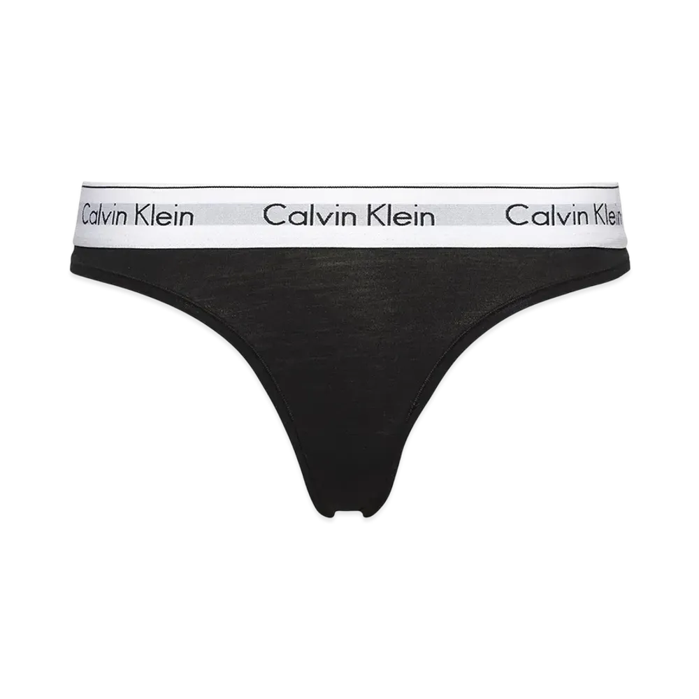 Calvin Klein Icon Cotton Modal Thong "Black"