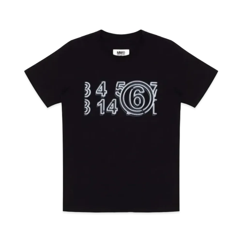 Mmaison Margiela Glow in the Dark Logo T-shirt "Black"