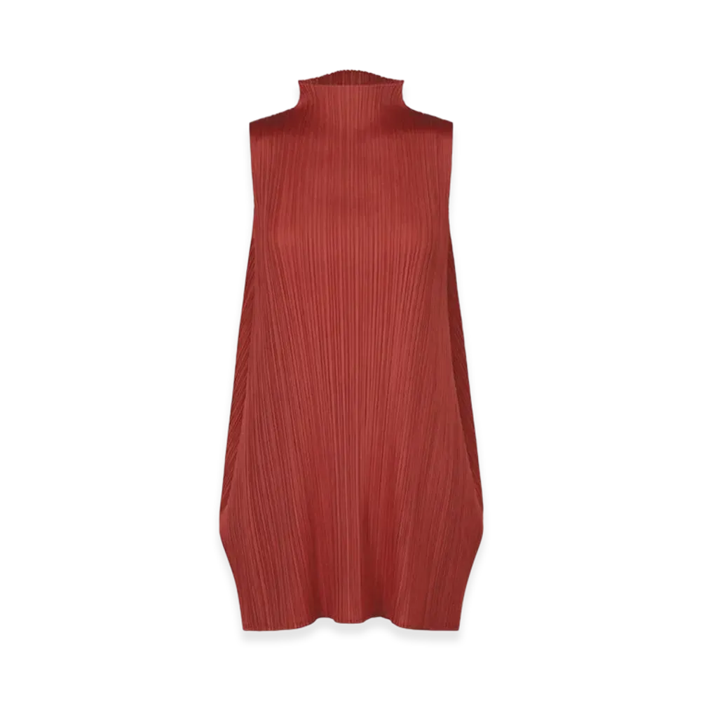 PLEATS PLEASE ISSEY MIYAKE Lamp Shade "Dark Red"