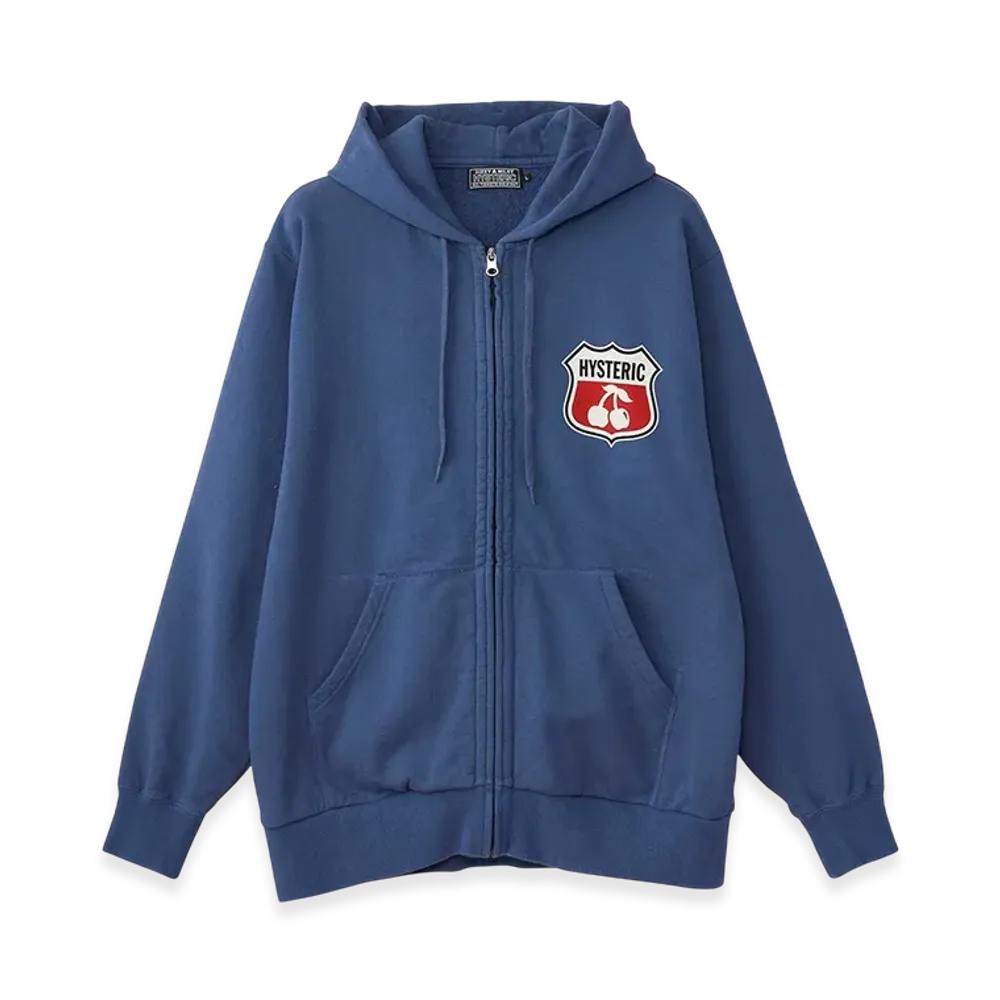 HYSTERIC GLAMOUR Hysteric Cherry Hoodie "Other Navy"
