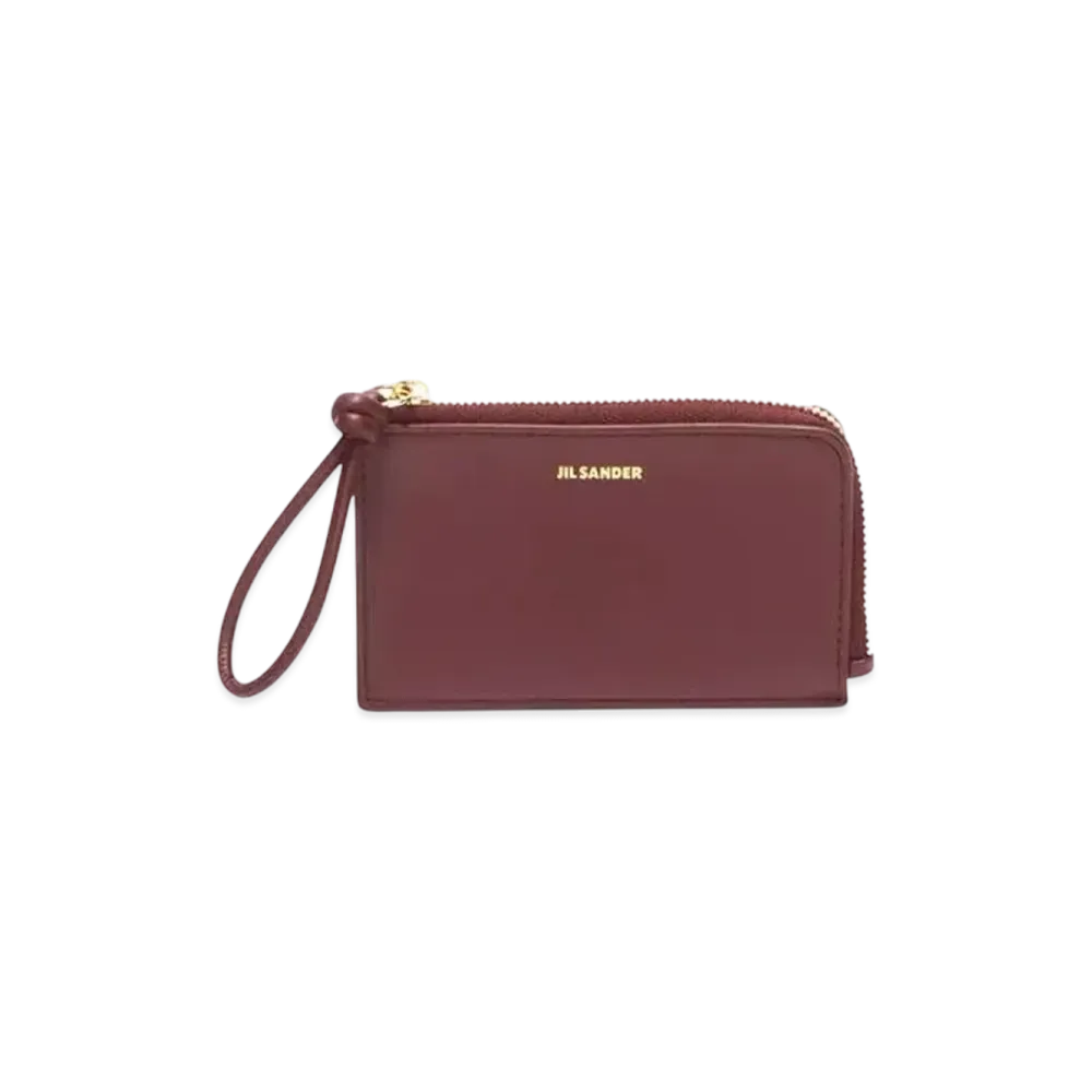 Jil Sander Giro Coin Purse Small "Garnet Red"