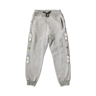 KAPITAL TOP BREWING SWEAT RIB PANTS (STUDY REMAKE) "Gray"