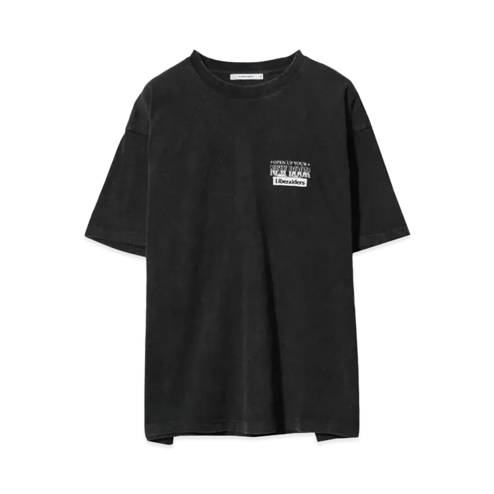 Liberaiders NEW DOOR TEE "BLACK"