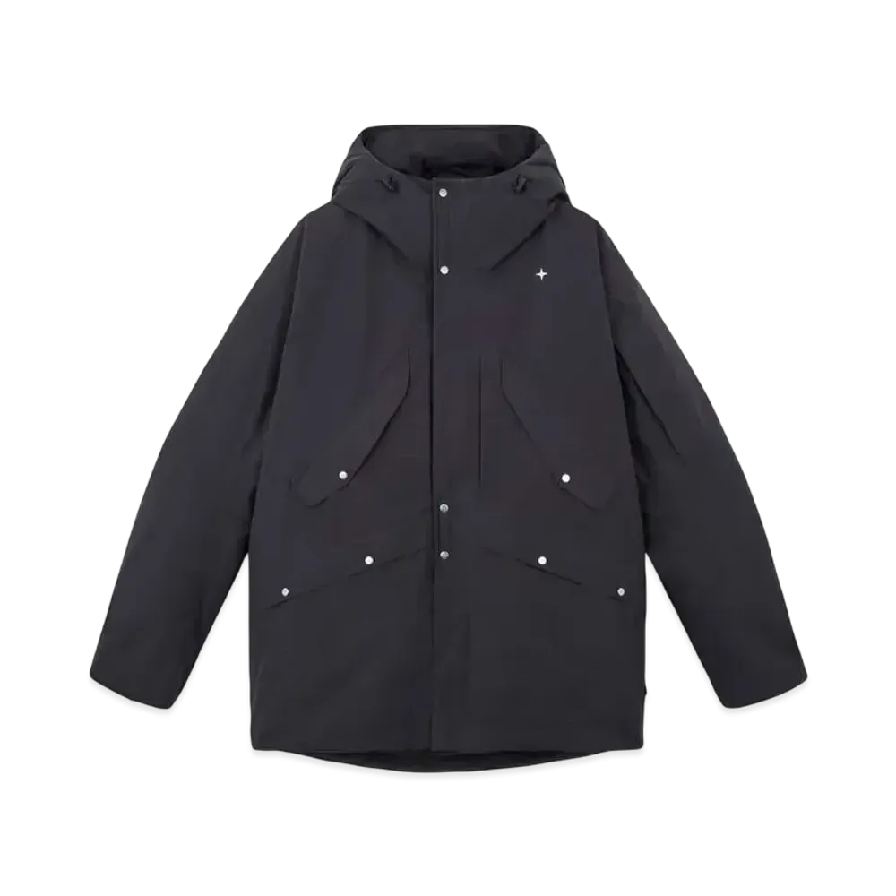 Stone Island 412G1 3L Gore-Tex Made With Recycled Bionic Polyester Face Stone Island Stellina "Lead Gray"