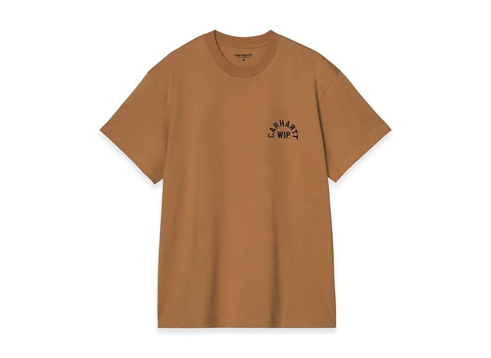 Carhartt WIP S/S Arch Script T-Shirt "WIP H Brown/Black"
