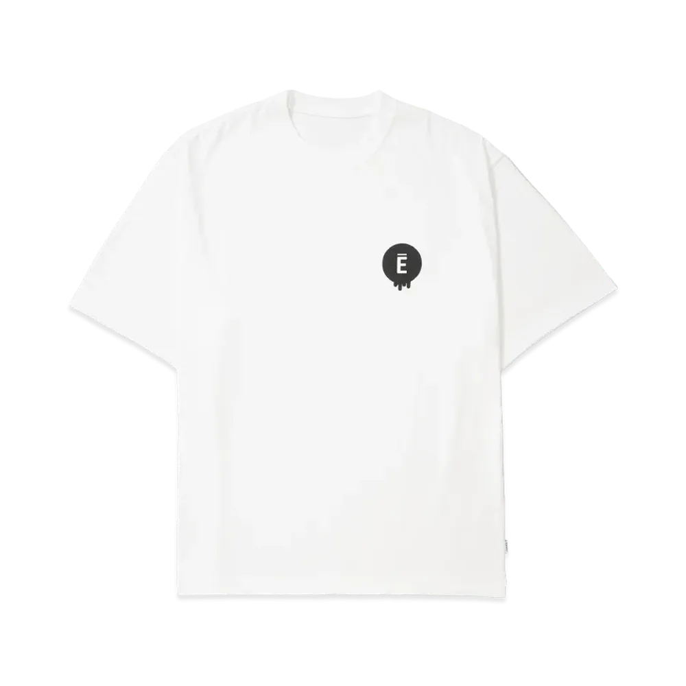 ENNOY Circle Ē Drip T-Shirt "White"