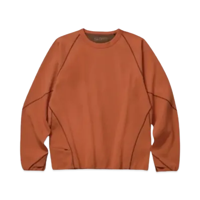Goldwin 0 Helicoid Sleeve Waffle Top (Unisex) "Clay"