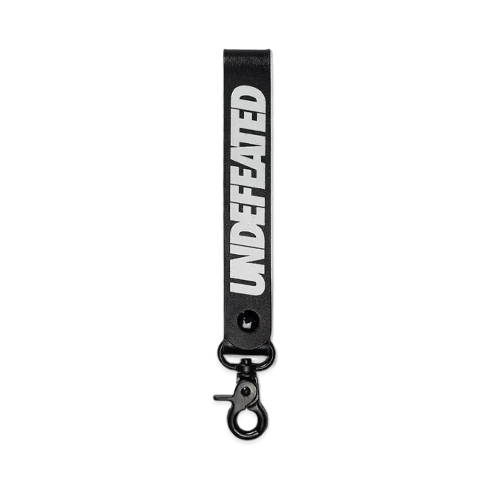UNDEFEATED Logo Strap Keychain - 02214 "Black"
