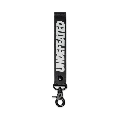 UNDEFEATED Logo Strap Keychain - 02214 "Black"