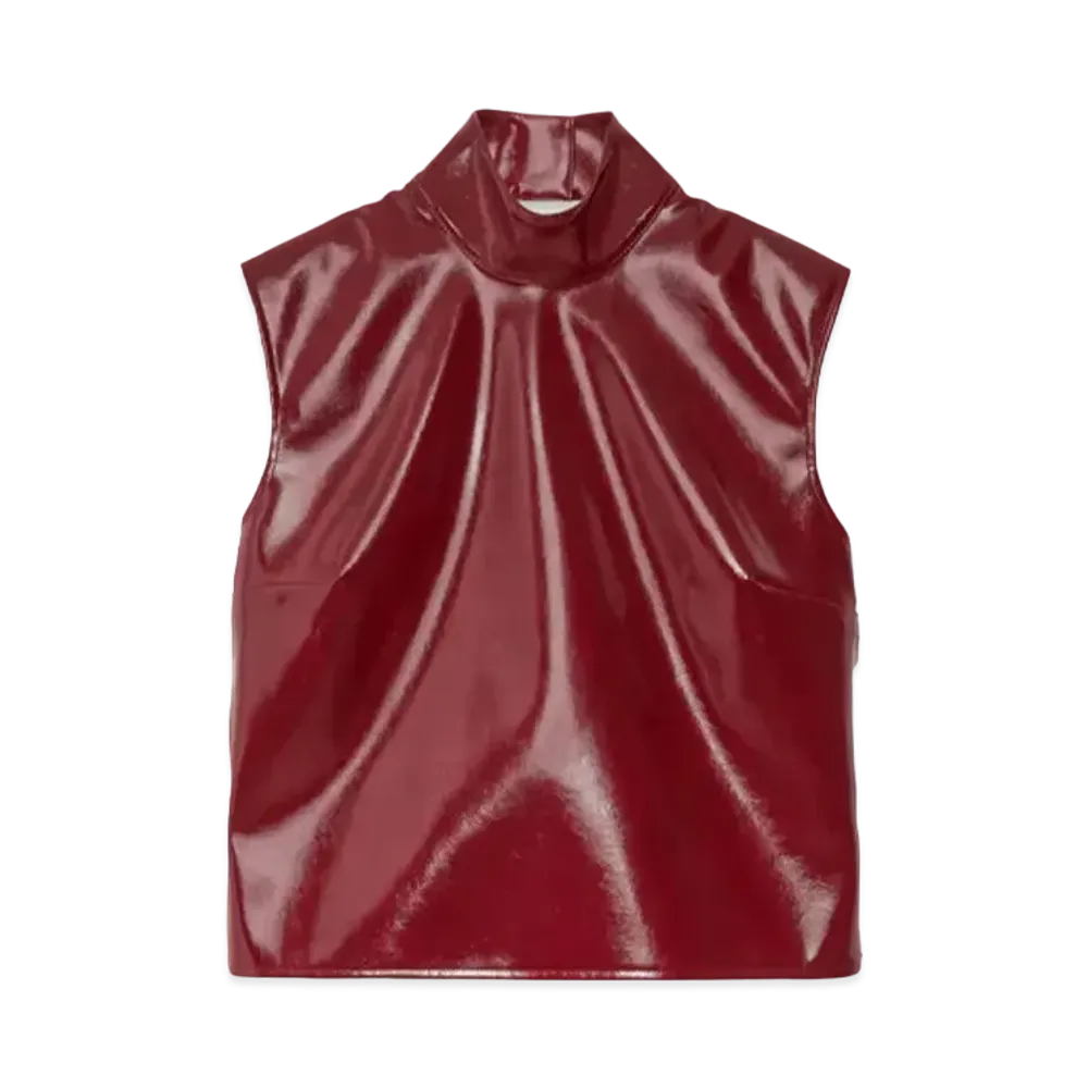 MSGM Patent Leather Top "Red"