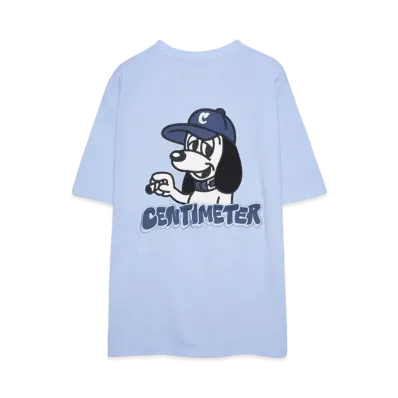 centimeter CMT ruler S/S tee "Sax Blue"