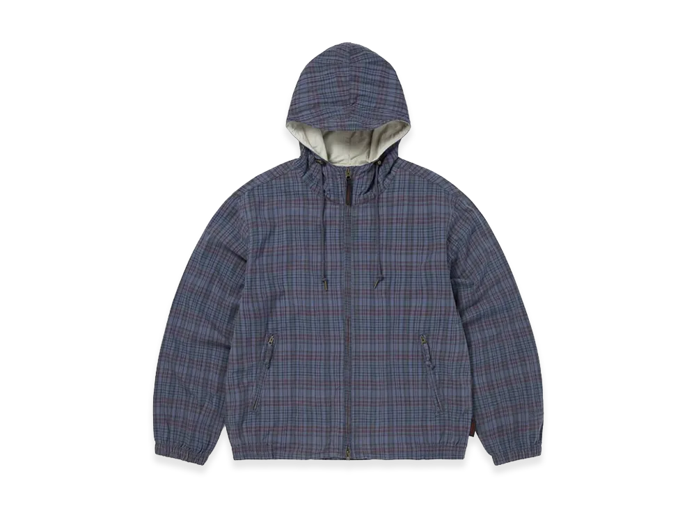 thisisneverthat x GRAMICCI Washed Wind Jacket "Navy Plaid"