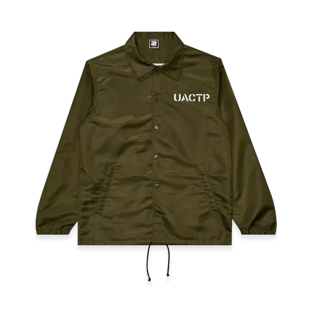 UNDEFEATED UACTP Stencil Coaches Jacket "Green"