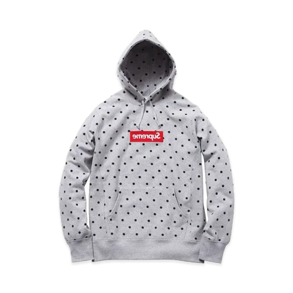 Supreme x COMME des GARCONS SHIRT Box Logo Hoodie "Grey"