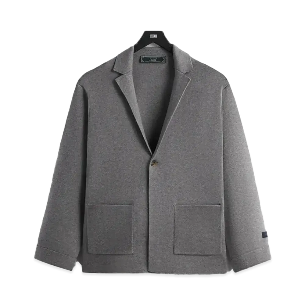 Kith Heavy Knit Kai Blazer "Heather Grey"