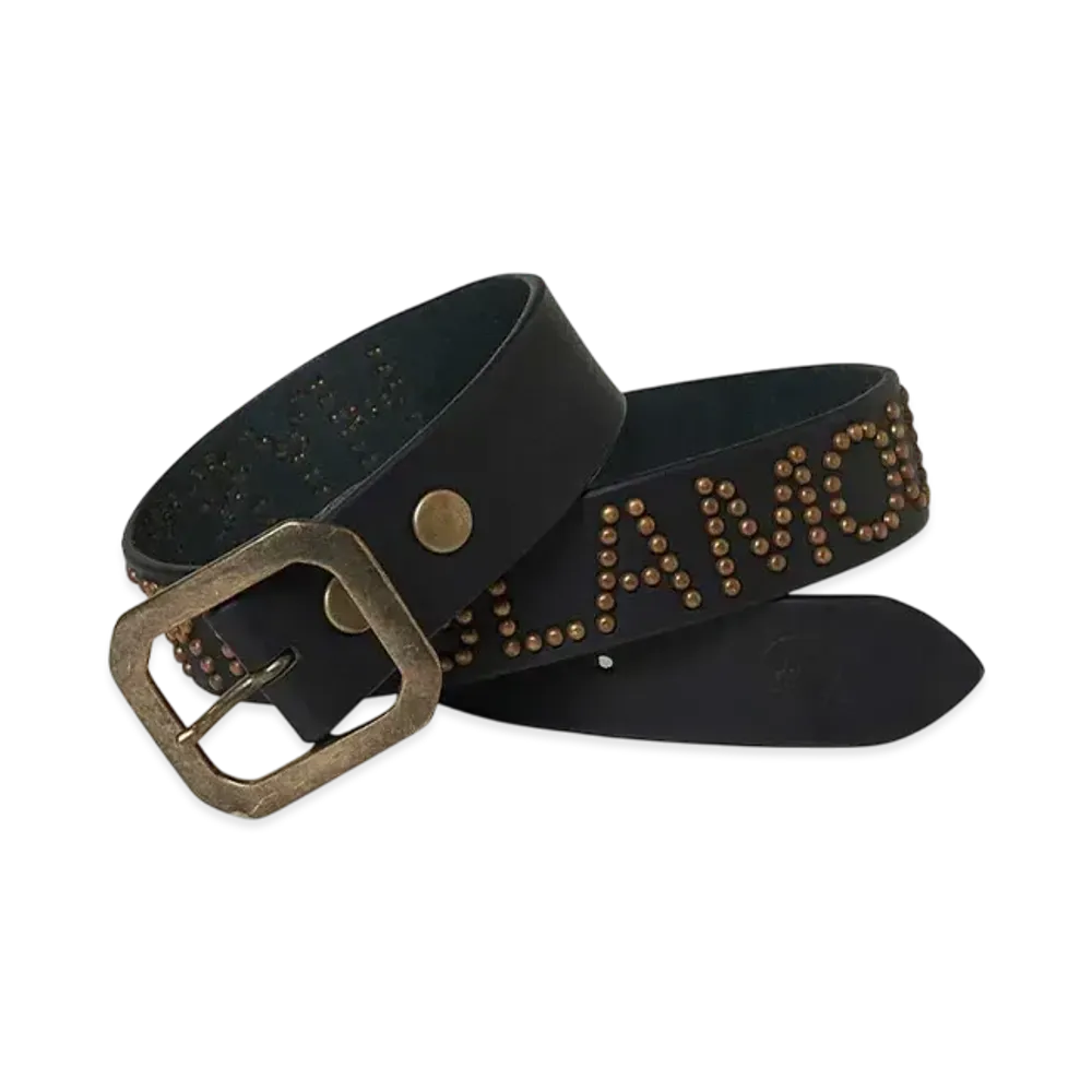 HYSTERIC GLAMOUR Galcia/Hysteric Logo Studded Belt "Black"